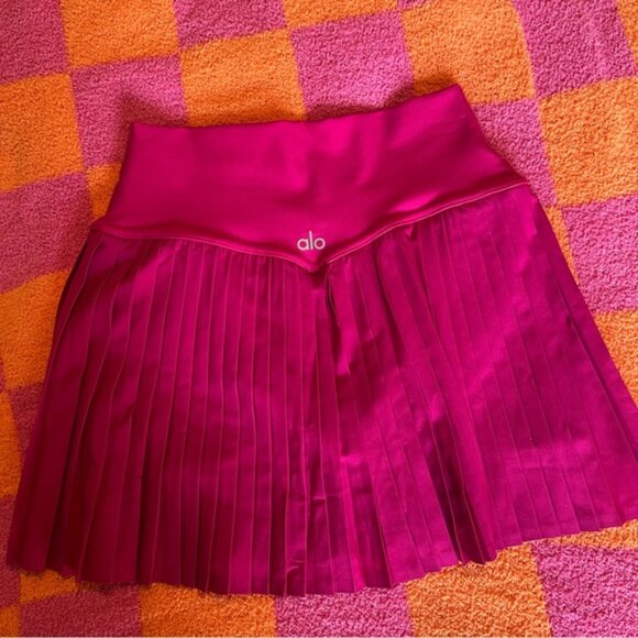Alo Grand Slam Pink Tennis Skirt - Picture 7 of 7